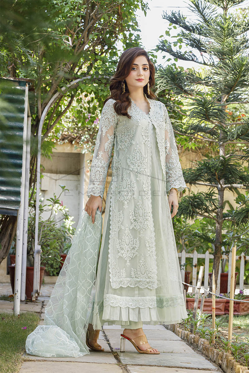 STARLIT-MINT-GREEN Mona Embroidery STARLIT-MINT-GREEN Mona Embroidery