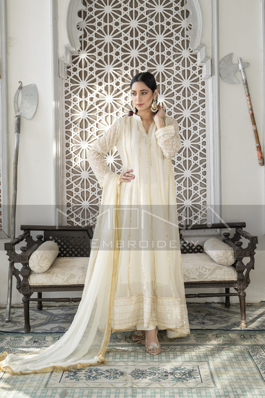 EMBELLISH AZURE- OFF-WHITE