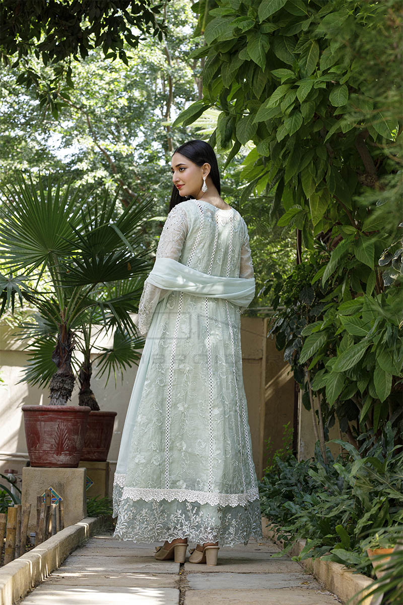 NOCTURNE BLISS-MINT-GREEN Mona Embroidery NOCTURNE BLISS-MINT-GREEN Mona Embroidery