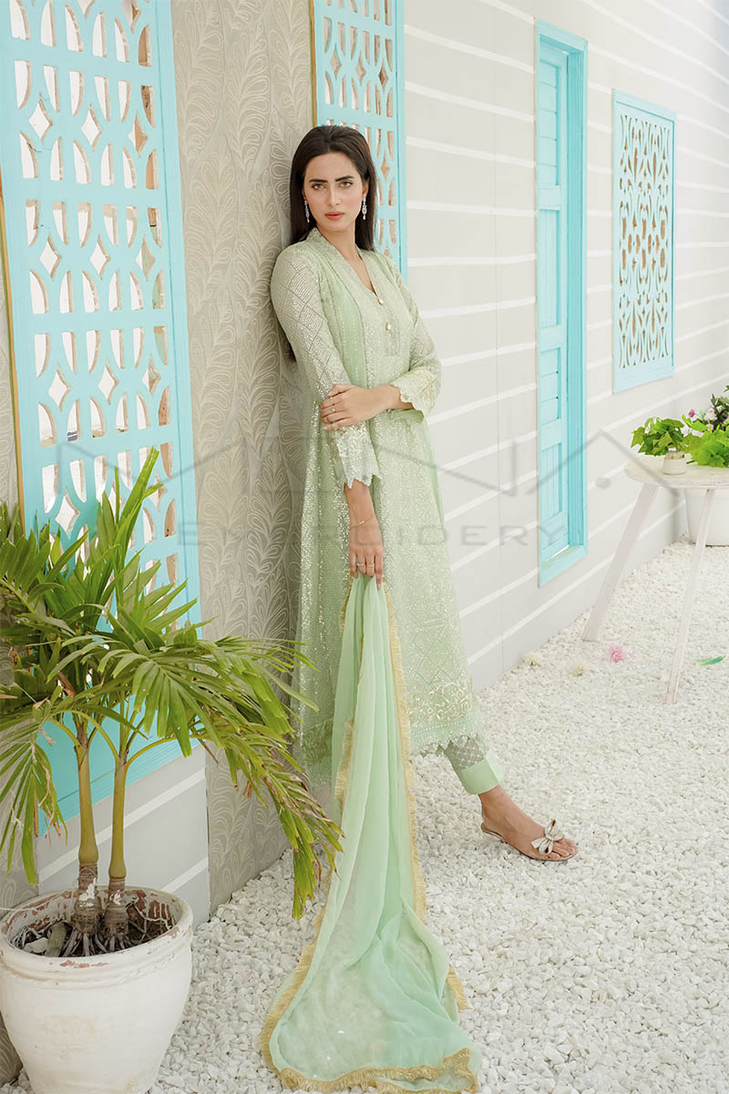 ETHEREAL LACE-MINT-GREEN