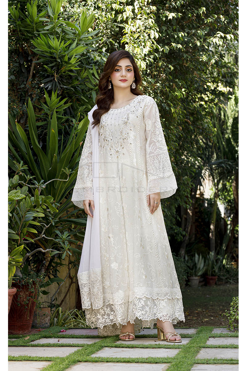 SERENADE BLOSSOM-OFF-WHITE Mona Embroidery SERENADE BLOSSOM-OFF-WHITE Mona Embroidery