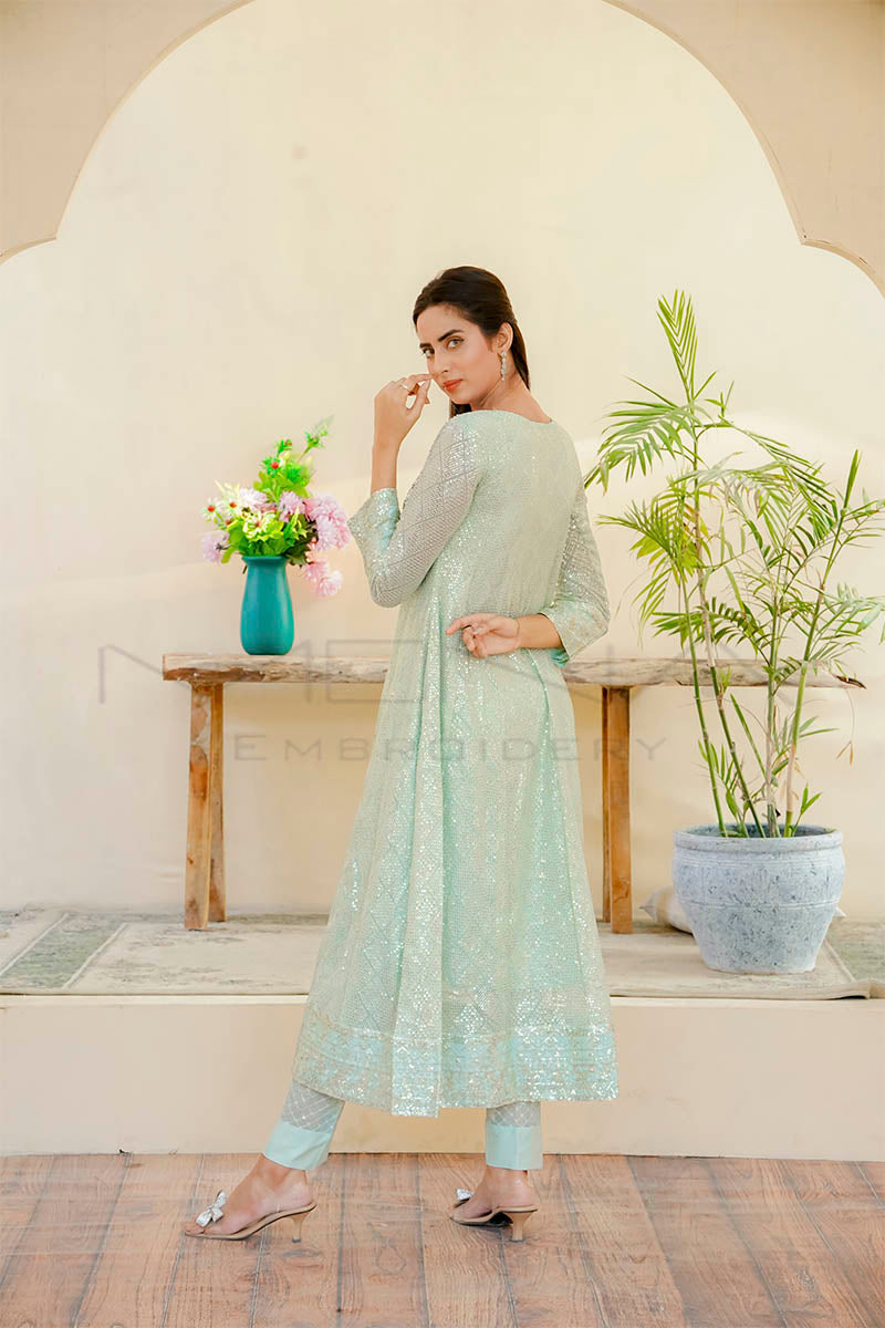 SILHOUETTE ELEGANCE-MINT-GREEN