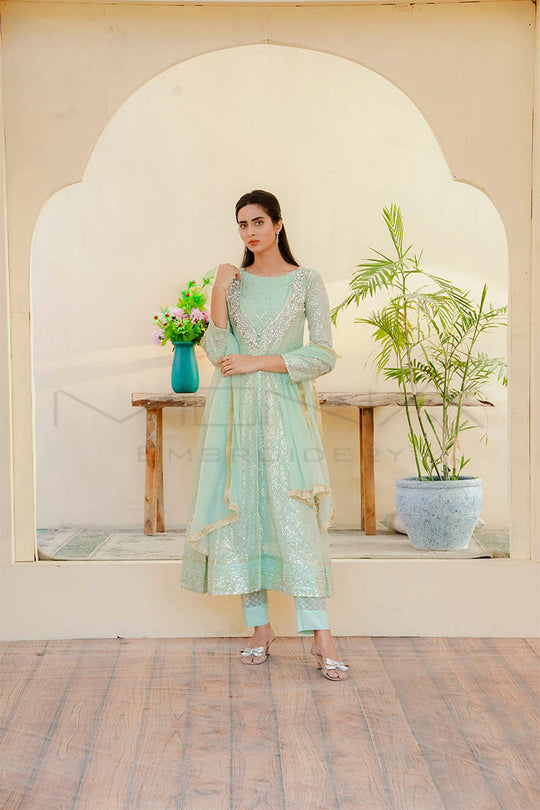 SILHOUETTE ELEGANCE-MINT-GREEN